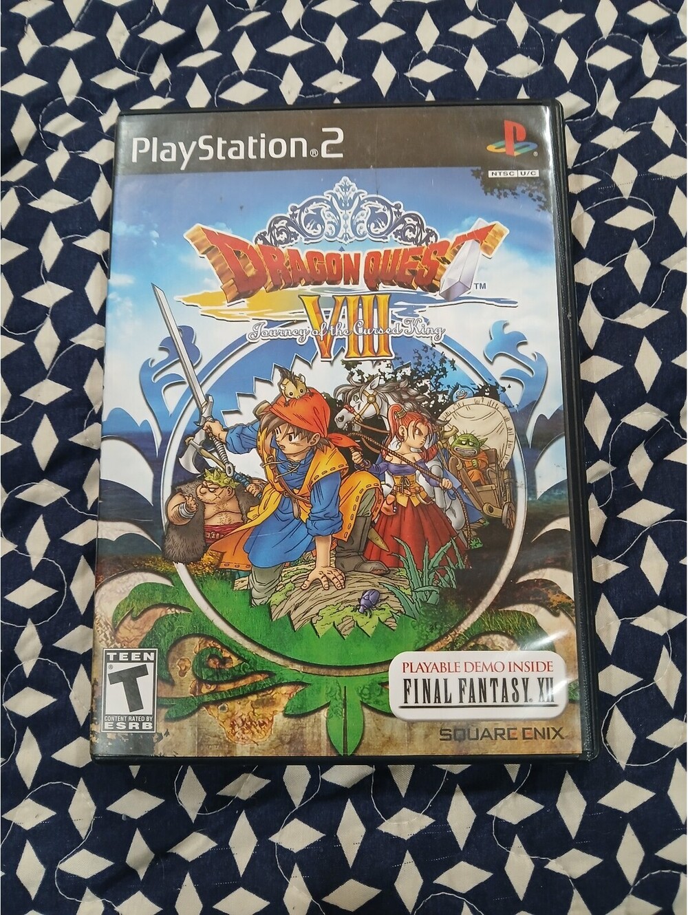 Dragon Quest VIII: Journey of the Cursed King (Sony PlayStation 2, 2006) W/ Demo